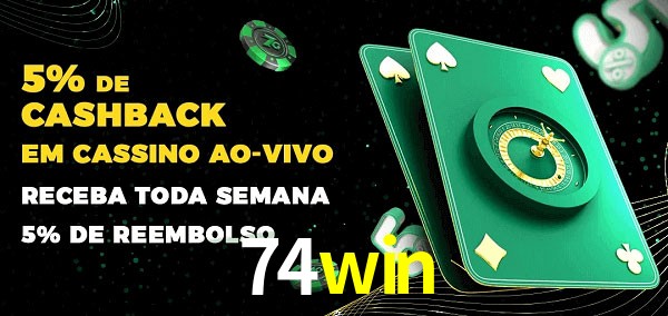 Promoções do cassino ao Vivo 74win